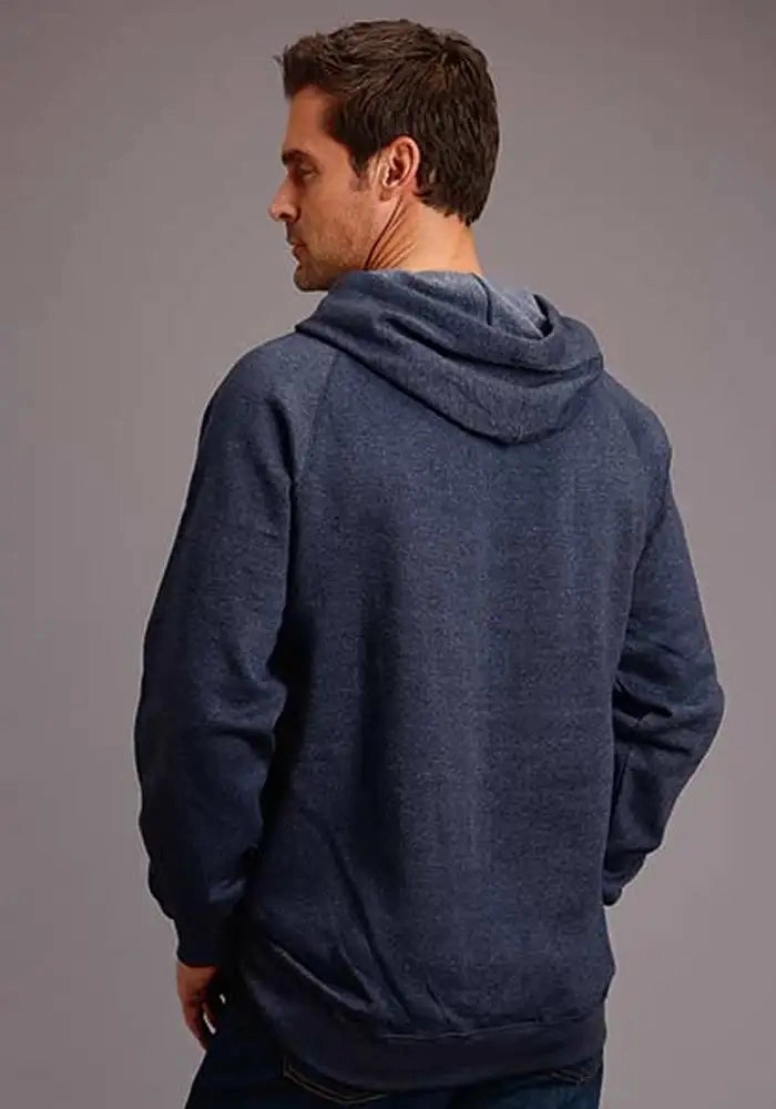 Stetson Eagle in Circular Shield (Navy) - Men's Hoodie Sweatshirt