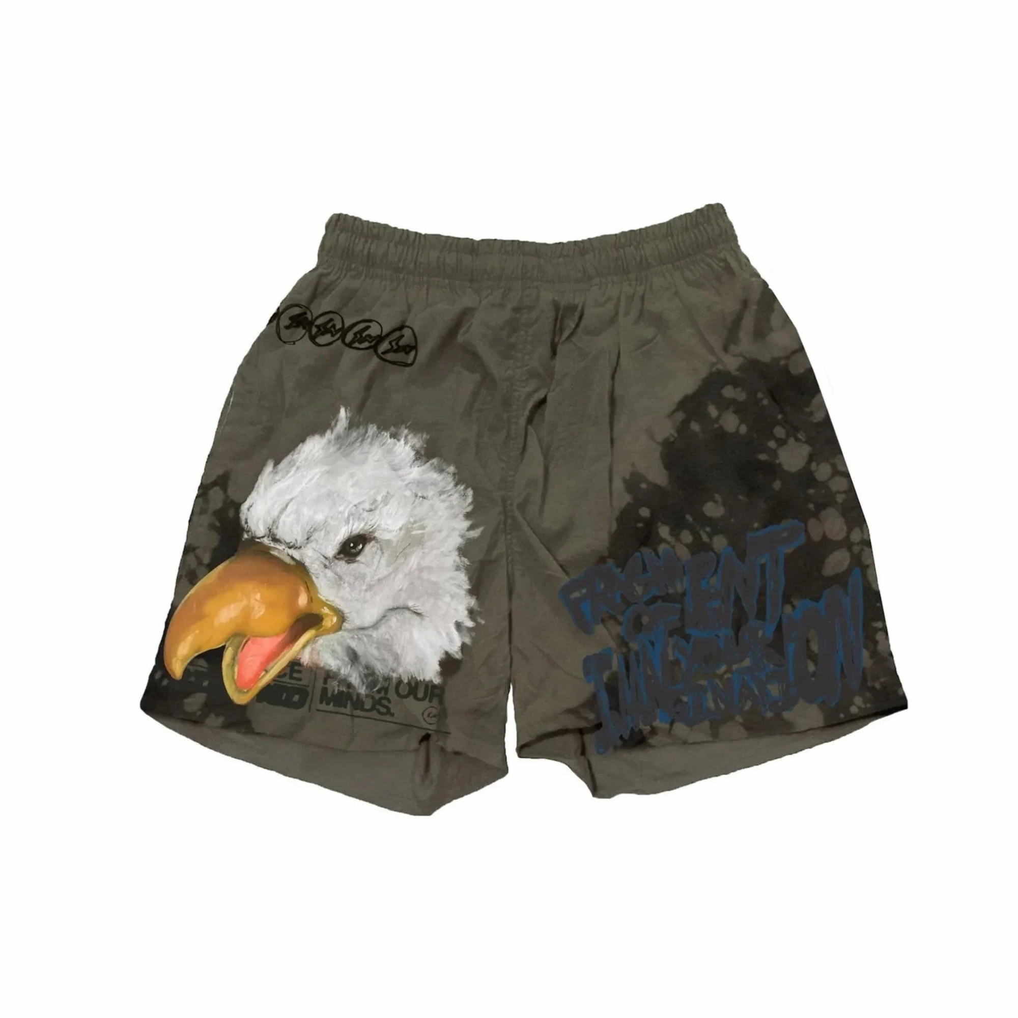 Travis Scott Cactus Jack For Fragment Imagination Shorts Olive