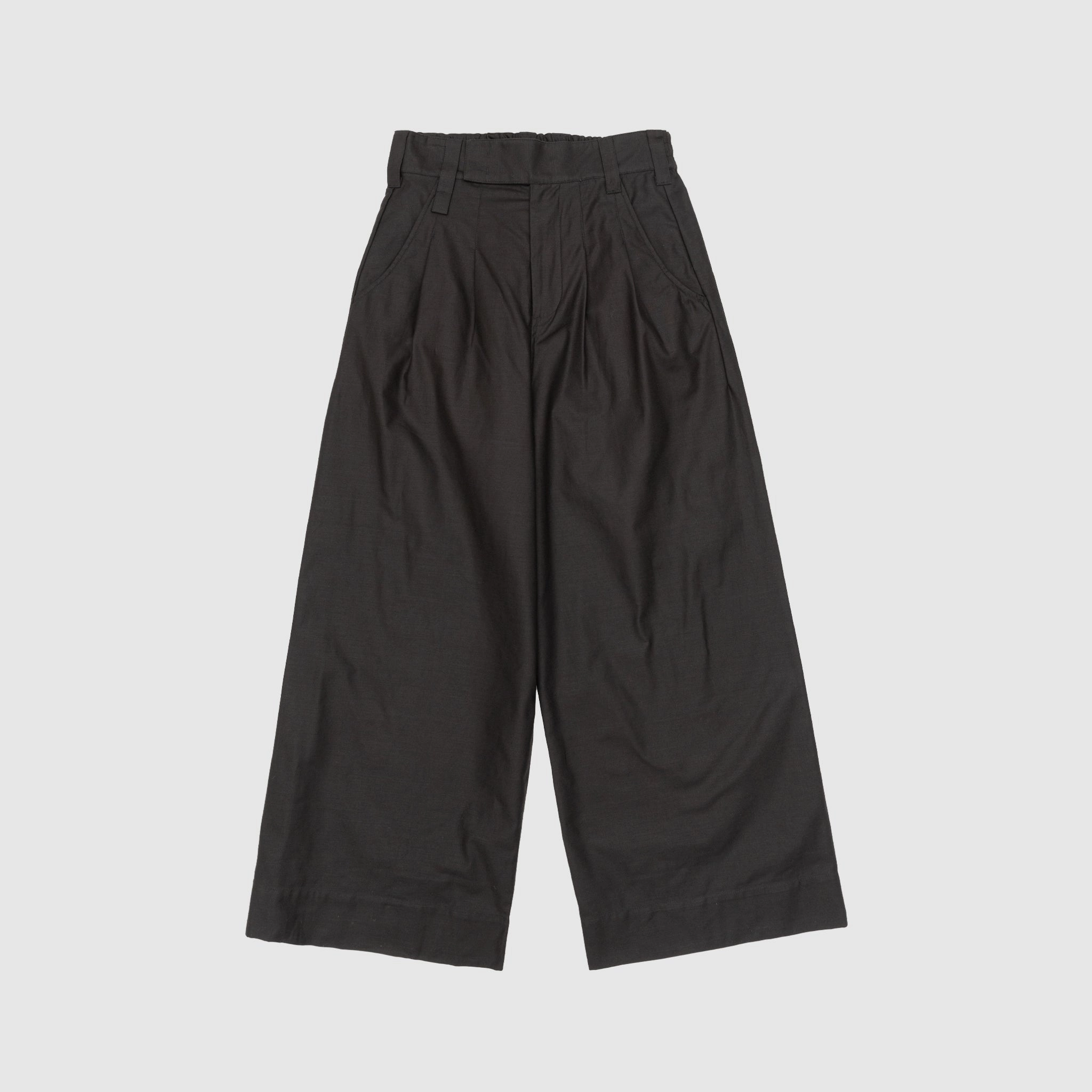 TWO PLEAT WIDE LEG TROUSER