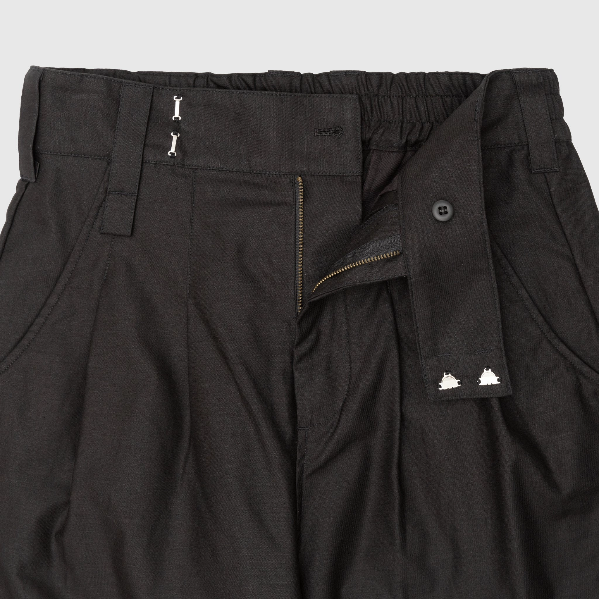 TWO PLEAT WIDE LEG TROUSER
