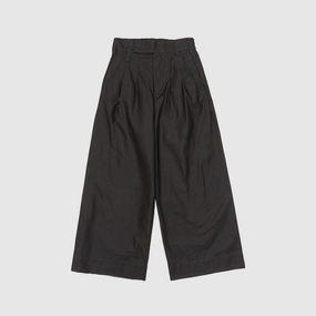 TWO PLEAT WIDE LEG TROUSER