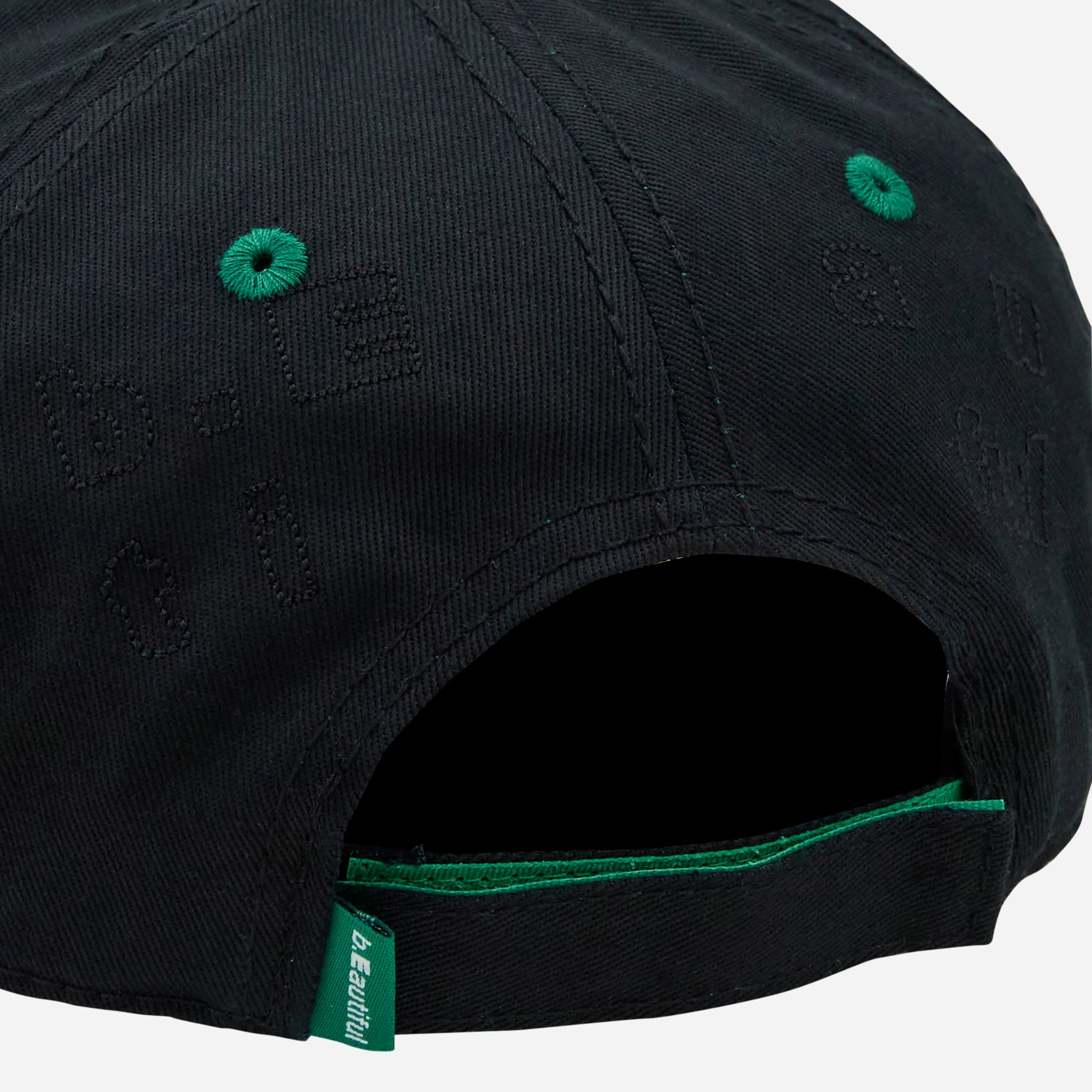 Vapor 6 Panel Hat Double Black
