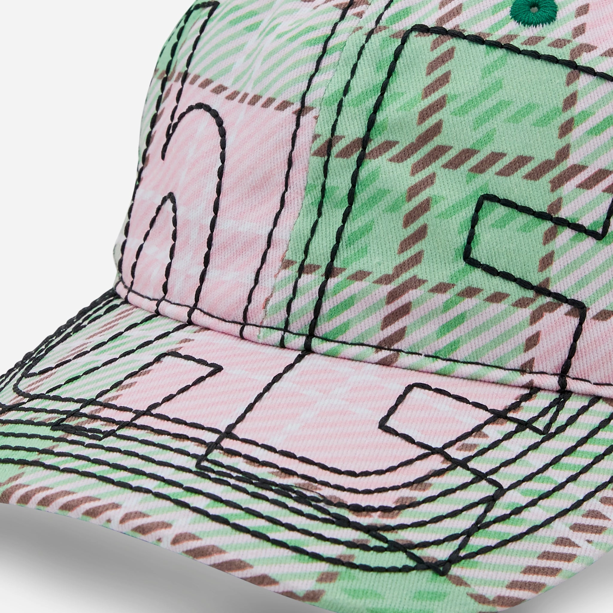 Vapor 6 Panel Hat Sakura Tartan