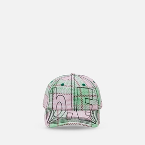 Vapor 6 Panel Hat Sakura Tartan