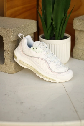 W AIR MAX 98 LX CUT AWAY WHITE