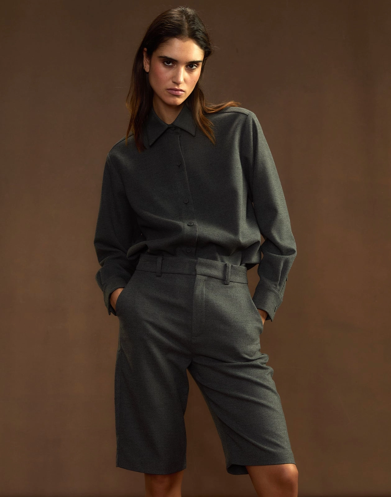 Wellesley Flannel Suiting Shorts