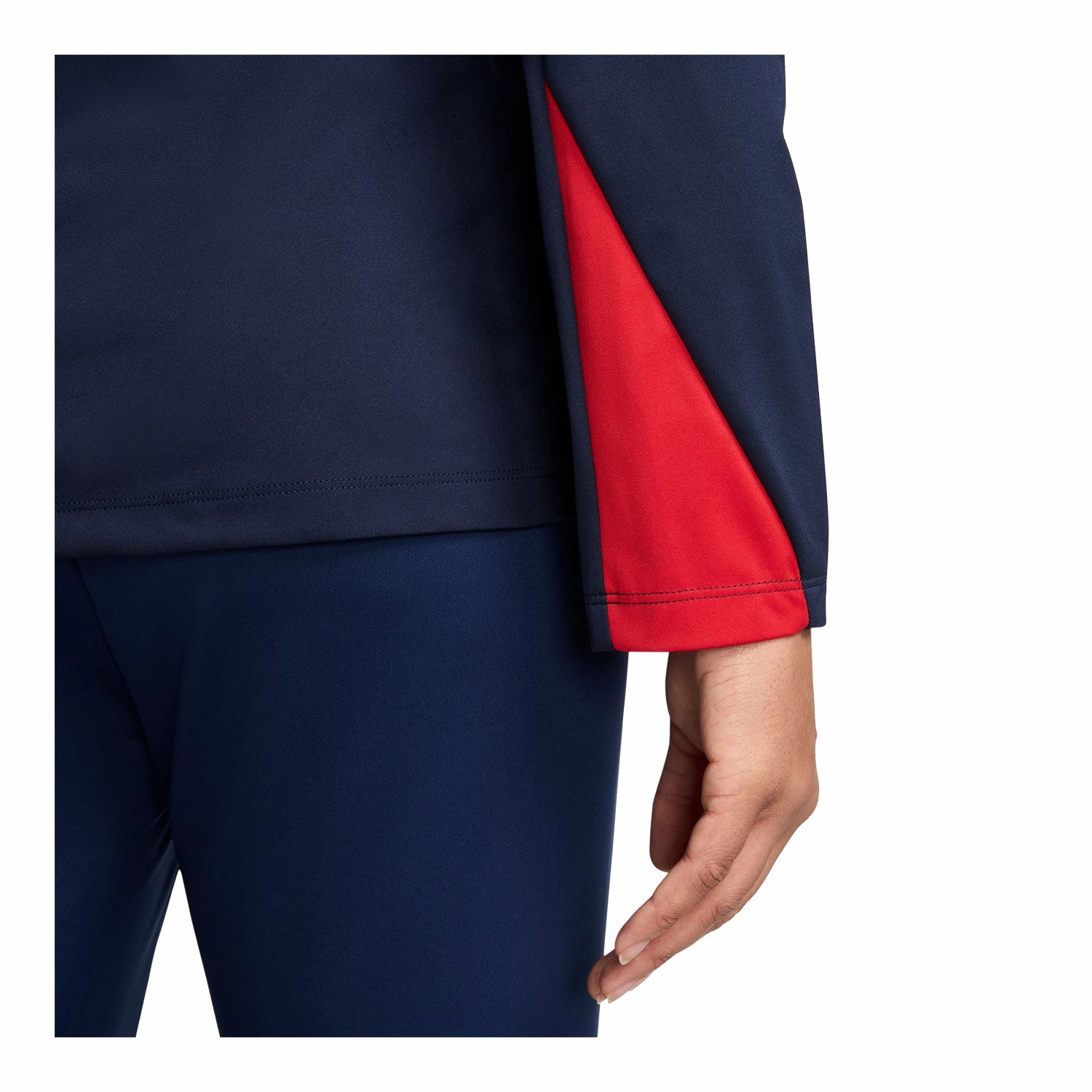 Women's Nike USA VW Strike Quarter Zip Drill Navy Top
