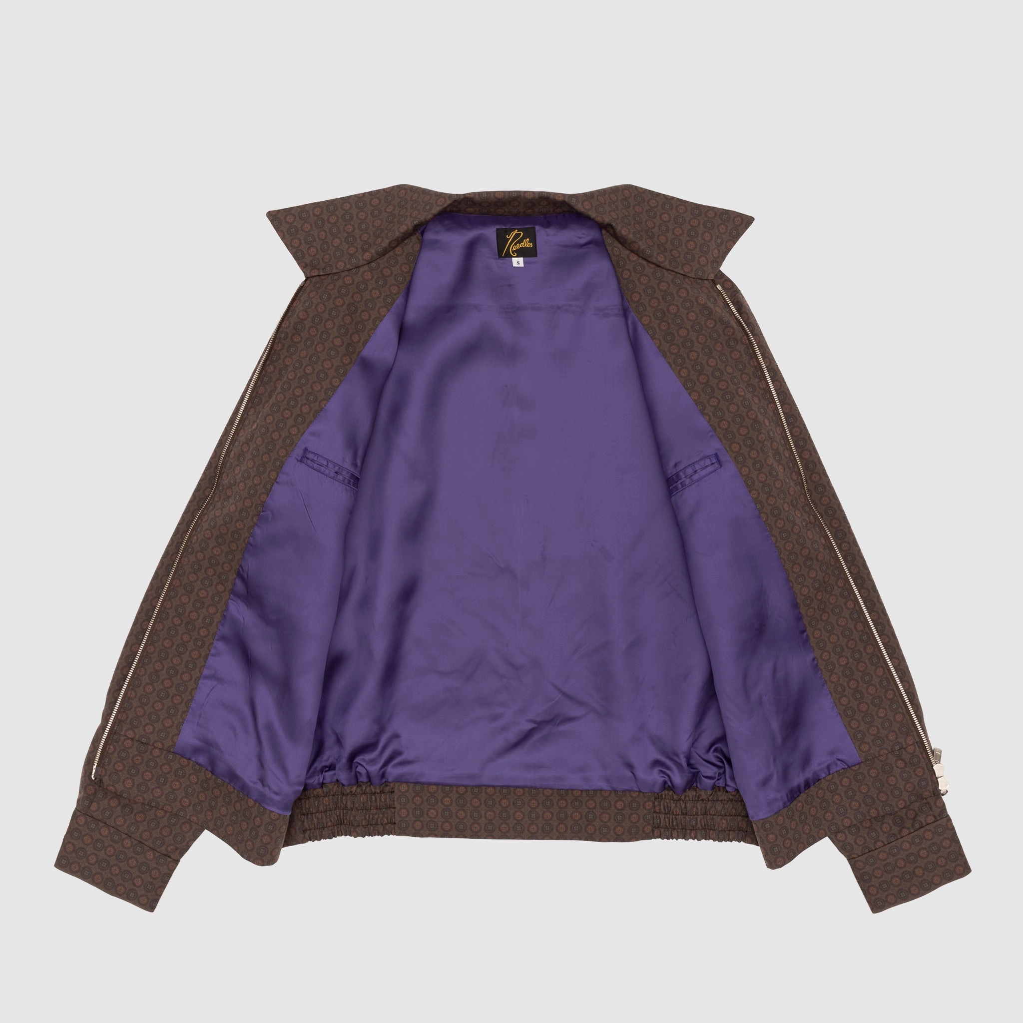 WOOL GABARDINE PRINTED SPORT JACKET