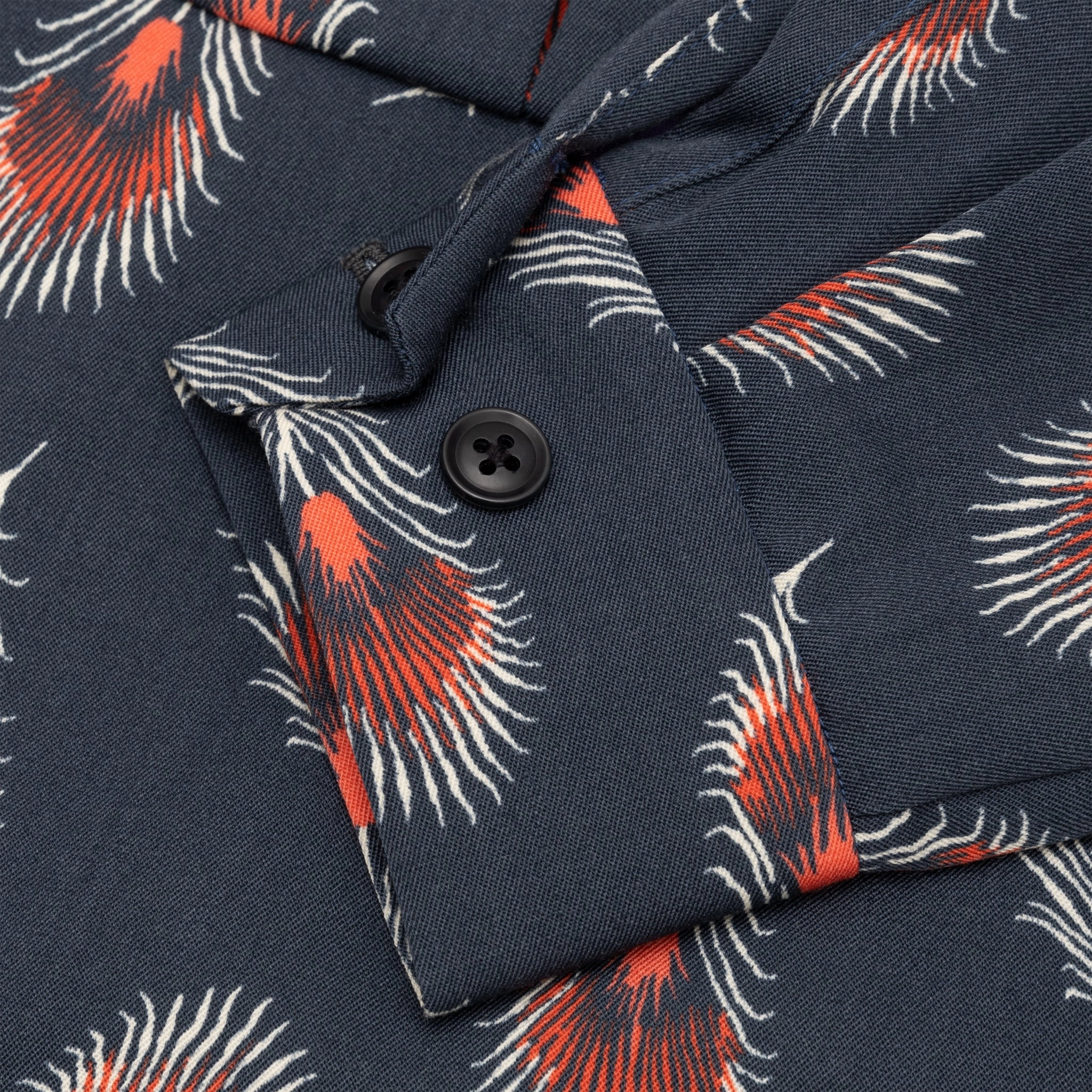 WOOL GABARDINE PRINTED SPORT JACKET