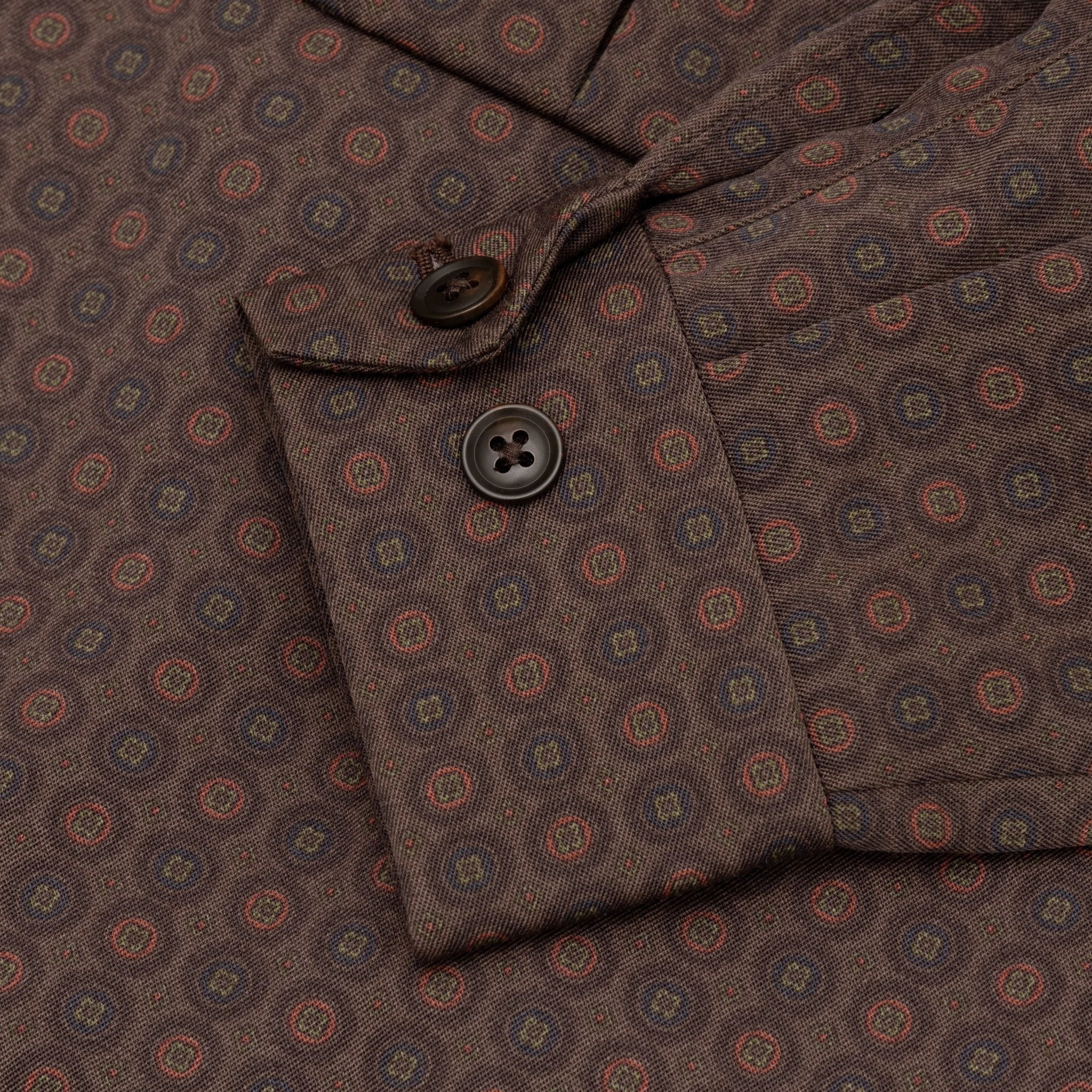 WOOL GABARDINE PRINTED SPORT JACKET