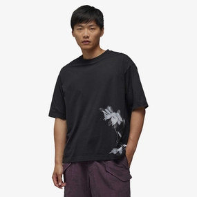 Y-3 | GRAPHIC SHORT SLEEVE TEE  { BLACK