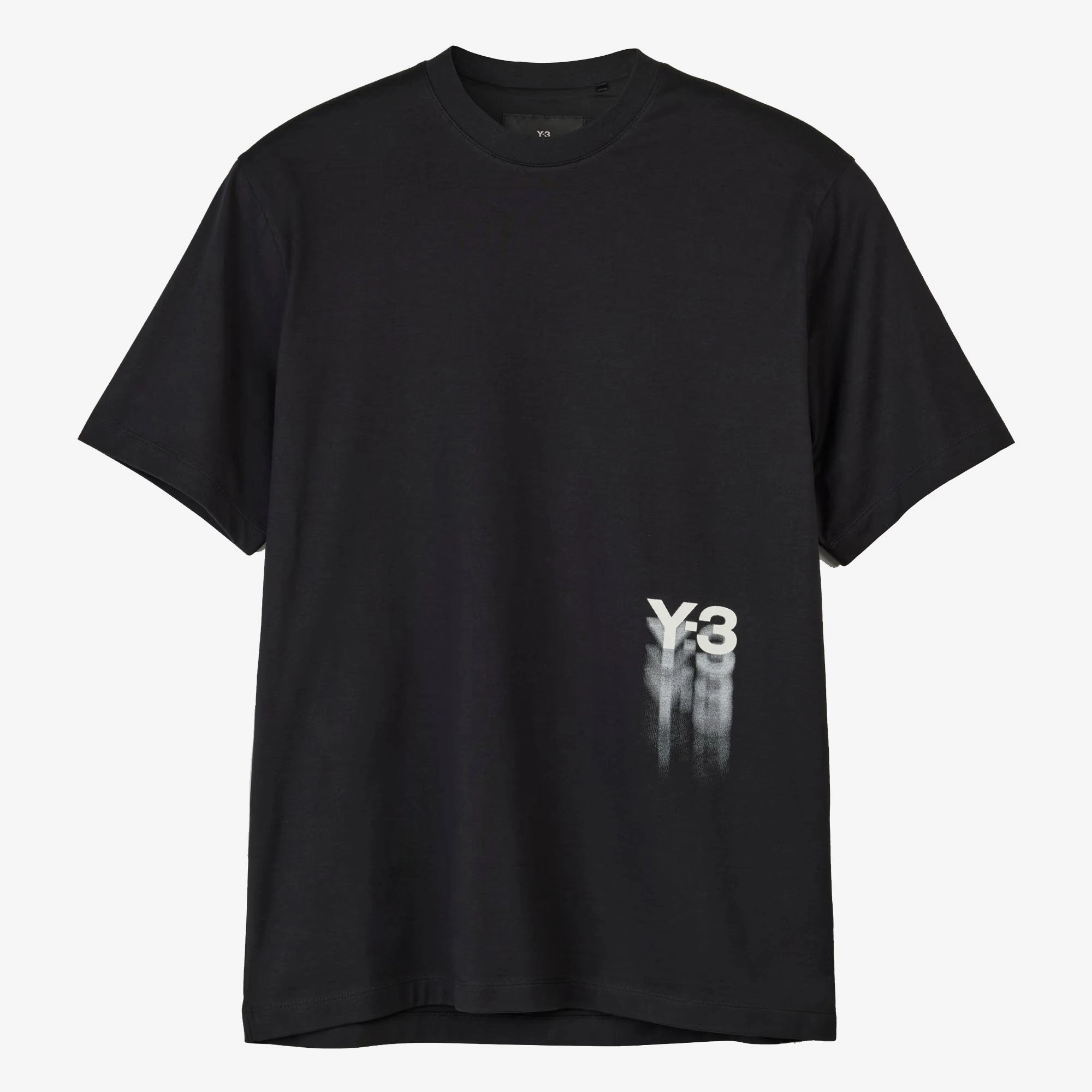 Y-3 | GRAPHIC SHORT SLEEVE TEE  { BLACK