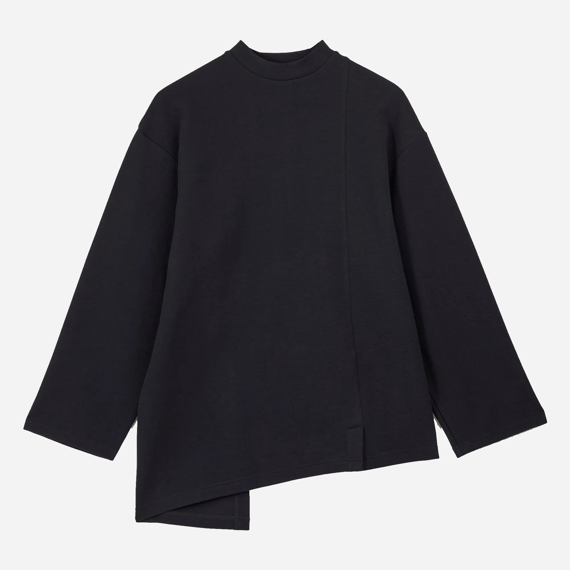 Y-3 | NATURAL SPACER LOOSE LONG SLEEVE TEE  { BLACK