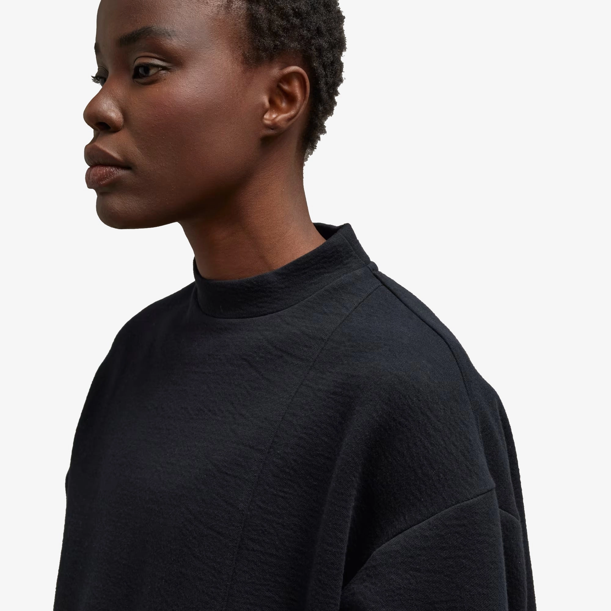 Y-3 | NATURAL SPACER LOOSE LONG SLEEVE TEE  { BLACK