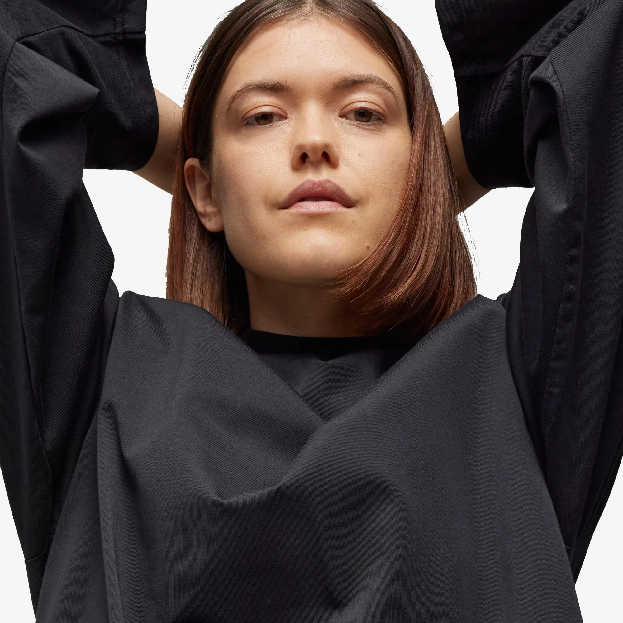 Y-3 | PREMIUM LOOSE LONG SLEEVE TEE  { BLACK